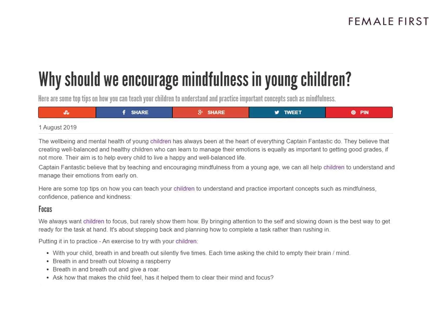 FEMALE_FIRST_press_release