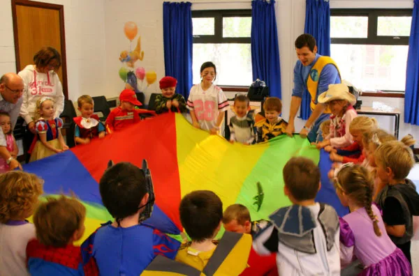 Parachute games for the whole class