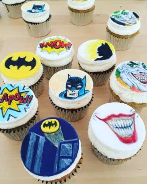 Superhero cupcakes