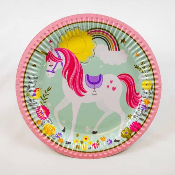 Unicorn Plates (8 Pack)