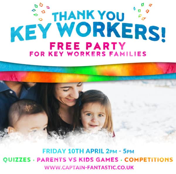 Key Worker Free Party Banner