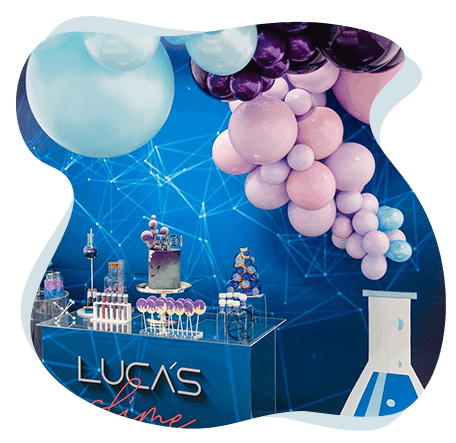 Balloon decoration at parties