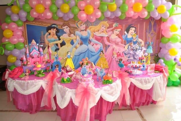 princess paarty for kids Theme Selection
