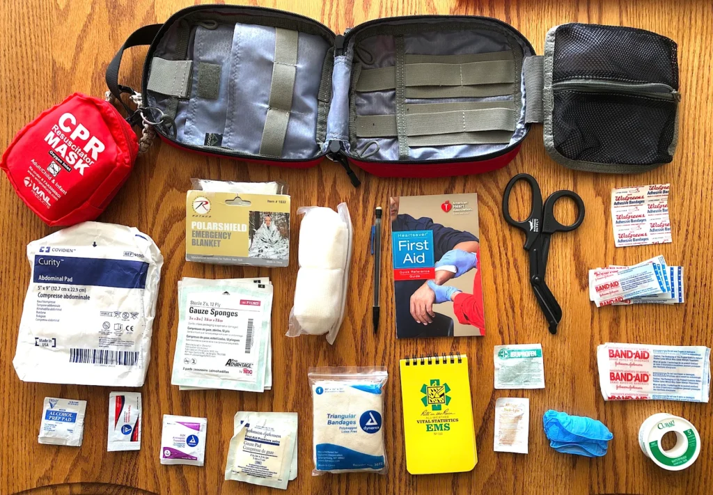 First Aid Kit for outdoor party