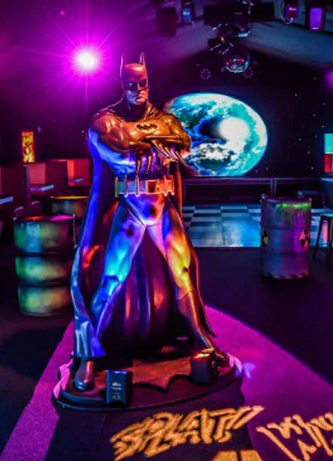 Batman party setup Batman party setup